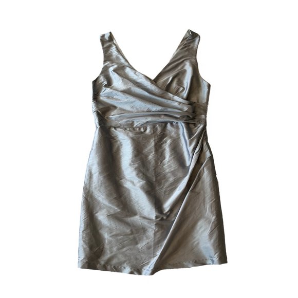 ALFRED SUNG Dresses & Skirts - NWT Alfred Sung, STUNNING & Flattering  Silver Dress.